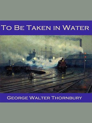 cover image of To be Taken in Water